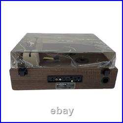 Crosley Stave CR6046A-WAGL 2-Speed Bluetooth Turntable Walnut Record Player
