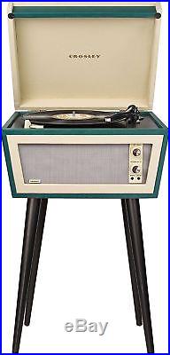 Crosley Turntables Record Player Sterling Portable Turntable With Aux-In Green