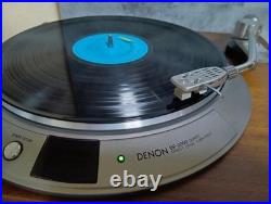 DENON DP-2000 Turntable Record Player with Pioneer Cartridge Used Japan