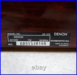 DENON DP-37F Turntable Direct Drive Full Auto Record Player with DL-65 Tested