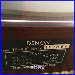 DENON DP-40F Vintage Record Player Direct Drive