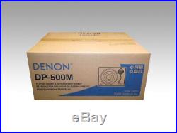 DENON DP-500-M analog record player wooden finish from Japan