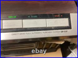 DENON DP-51F DIRECT DRIVE FULLY AUTOMATIC TURNTABLE SYSTEM Record Player Used DENON DP-51F DIRECT DRIVE FULLY AUTOMATIC TURNTABLE SYSTEM Record Player Used
