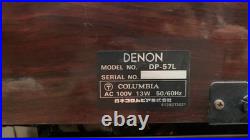 DENON DP-57L DIRECT DRIVE TURNTABLE SYSTEM Record Player Check the image Vintage