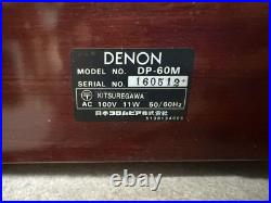 DENON DP-60M Direct Drive Record Player Turntable Rare Working From Japan Used DENON DP-60M Direct Drive Record Player Turntable Rare Working From Japan Used