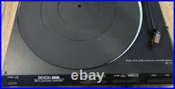 DENON DP-7F DIRECT DRIVE FULLY AUTOMATIC SYSTEM TURNTABLE Tested NICE