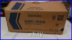 Denon DMD-1000 Minidisc Record Player Tested Working w Original Remote and Box