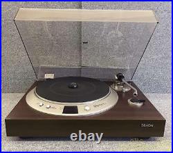 Denon DP-1200 Turntable Direct Drive Record Player from Japan Good Condition
