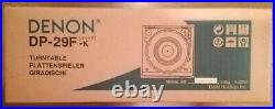Denon DP-29F Analog Record Player with Phono Equalizer Full Auto Cartridge