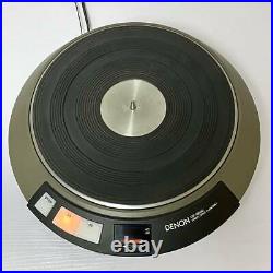 Denon DP-3000 Direct Drive Servo Turntable Analog Record Player 1972 Vintage JP