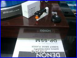 Denon DP-55M DP55M Direct Drive Turntable Audio Record Player Tested Working