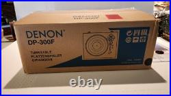 Denon Fully Automatic Turntable Record Player DP-300F OPEN BOX-New Denon Fully Automatic Turntable Record Player DP-300F OPEN BOX-New