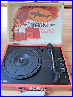 Dogfish Head Record Player 2016 Crosley Bluetooth Portable Works Perfectly