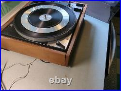 Dual 1219 Turntable Record Player Automatic United Audio Wood Plinth 78-45-33