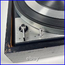 Dual 1219 Turntable With Dust Cover Record Player Not Working