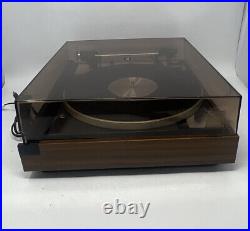 Dual 601 Type CS 601 Belt Driven Turntable Record Player Made In Germany Wood