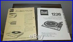 Dual CS 1226 Plattenspieler mit Wechsler hifi turntable Record player