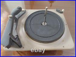 Dual Turntable Phonograph Record Player changer from console cabinet