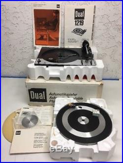 Early DUAL 1219 Automatic 3 Speed 110/220V Vintage Turntable Record Player