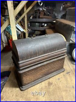 Edison Home Phonograph Cylinder Record Player Machine Wood Cabinet Case Parts
