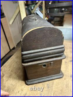 Edison Home Phonograph Cylinder Record Player Machine Wood Cabinet Case Parts