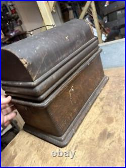 Edison Home Phonograph Cylinder Record Player Machine Wood Cabinet Case Parts
