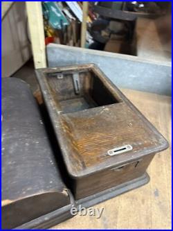 Edison Home Phonograph Cylinder Record Player Machine Wood Cabinet Case Parts