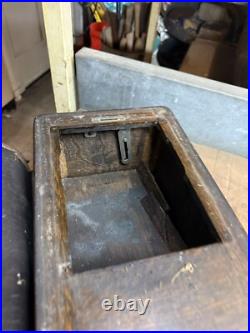 Edison Home Phonograph Cylinder Record Player Machine Wood Cabinet Case Parts