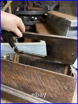 Edison Home Phonograph Cylinder Record Player Machine Wood Cabinet Case Parts