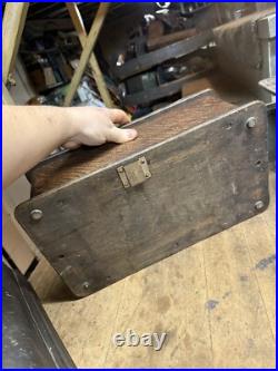 Edison Home Phonograph Cylinder Record Player Machine Wood Cabinet Case Parts