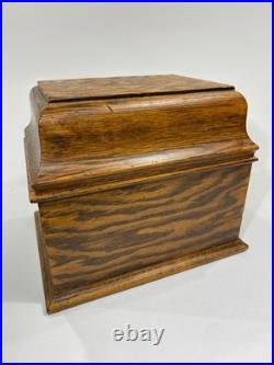 Edison Record Player Wood Storage Box Antique Phonograph Cabinet Only