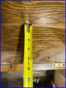 Edison Record Player Wood Storage Box Antique Phonograph Cabinet Only