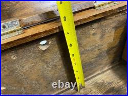 Edison Record Player Wood Storage Box Antique Phonograph Cabinet Only