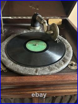 Edison W-250 Wind Up Diamond Record Phonograph Player Model 250 Works Local Pick