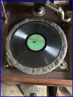 Edison W-250 Wind Up Diamond Record Phonograph Player Model 250 Works Local Pick