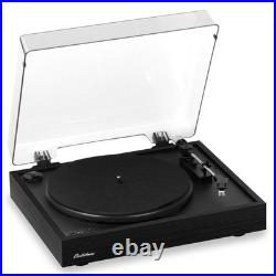 Electrohome Vinyl Record Player, Belt-Drive Turntable, Bluetooth, Vinyl-to-MP3