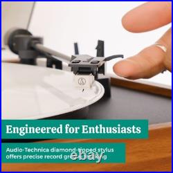 Electrohome Vinyl Record Player, Belt-Drive Turntable, Bluetooth, Vinyl-to-MP3