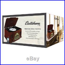 Electrohome Vinyl Record Player Classic Turntable With Radio, CD, AUX Input