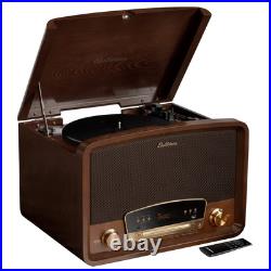 Electrohome Vinyl Record Player Turntable, Bluetooth, Radio, CD, Vinyl to MP3 Electrohome Vinyl Record Player Turntable, Bluetooth, Radio, CD, Vinyl to MP3