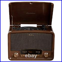 Electrohome Vinyl Record Player Turntable, Bluetooth, Radio, CD, Vinyl to MP3