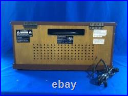 Emerson Record Player Cassette Tape CD Player Radio Turntable Stereo NR303TT