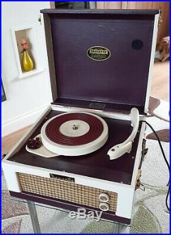 Fab 1960s DANSETTE JUNIOR DELUXE RECORD PLAYER. Fully Refurbished