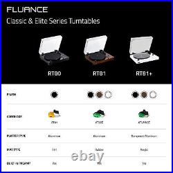 Fluance Elite HiFi Vinyl Turntable Record Player Audio Technica Cartridge