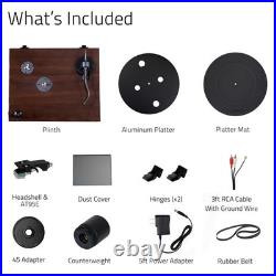 Fluance Elite HiFi Vinyl Turntable Record Player Audio Technica Cartridge