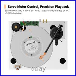 Fosi Audio Luna3 Vintage Vinyl Record Player 33/45RPM Analog Turntable System