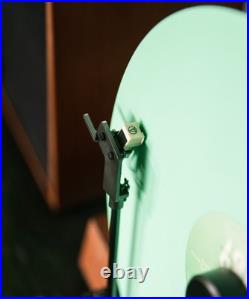 Fuse GLD Vertical Vinyl Record Player with Speakers, Bluetooth, AUX Gold Trim