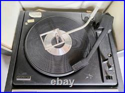 G E Solid State Stereo Portable Record Player with Detachable Spea