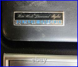 G E Solid State Stereo Portable Record Player with Detachable Spea