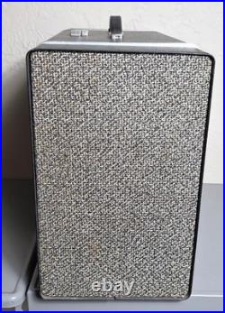 G E Solid State Stereo Portable Record Player with Detachable Spea