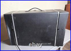 G E Solid State Stereo Portable Record Player with Detachable Spea